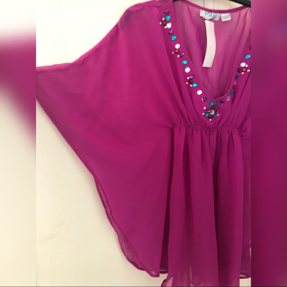 Eshe Paradise Sheer Beach Cover-up